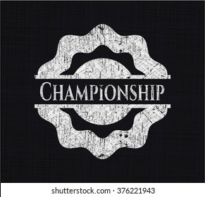 Championship chalk emblem