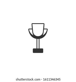 Championship cup icon. Award symbol. Logo design element