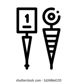 Championship Cup Icon Vector. Outline Championship Cup Sign. Isolated Contour Symbol Illustration