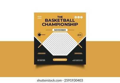 Championship Event Flyer Template with Registration Details