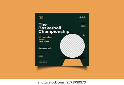 Championship Event Poster Design Template