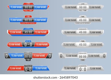 Championship football graphic with stadium green track team goal france scheme corner illustration pictogram vector league scoreboard business chart striped pennant symbol europe