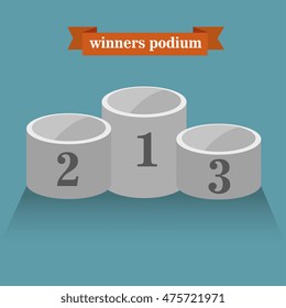 championship podium numbers  icon vector illustration design eps10