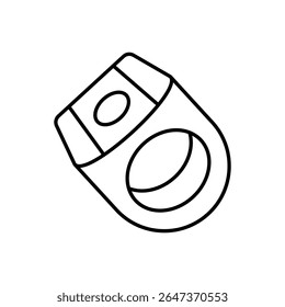 Championship Ring Icon vector stock illustration