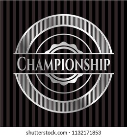 Championship silvery emblem