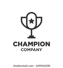 Championship Victory Logo For Agency Business Company 