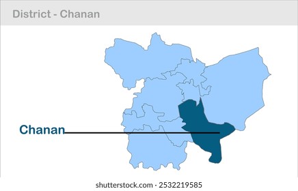 Chanan sub-district map, Lakhisarai District, Bihar State, Republic of India, Government of Bihar, Indian territory, Eastern India, política, aldea, turismo