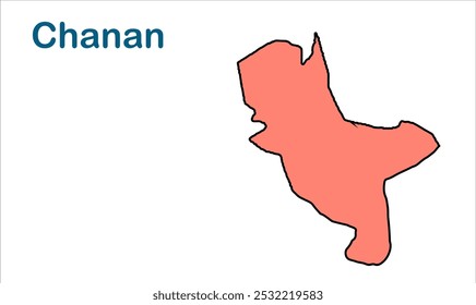 Chanan mapa de subdivisión, Lakhisarai Distrito, Bihar Estado, República de India, Gobierno de Bihar, territorio indio, India oriental, política, pueblo, turismo