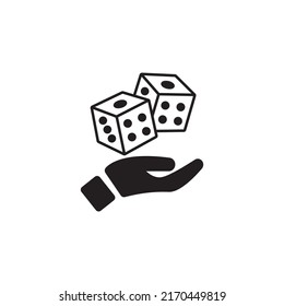 chance icons  symbol vector elements for infographic web