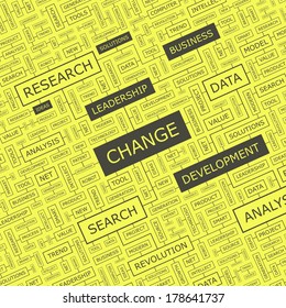 OPORTUNIDAD. Ilustración de concepto de nube de Word. Collage de Wordcloud. Ilustración vectorial. 