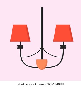 Chandelier bulb vector Design element eps10