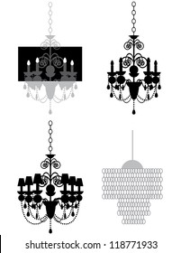 Chandelier Collection Vector
