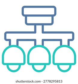 Chandelier Icon Element For Design