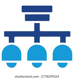Chandelier Icon Element For Design