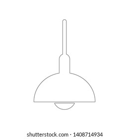 Chandelier icon. Element of web for mobile concept and web apps icon. Outline, thin line icon for website design and development, app development