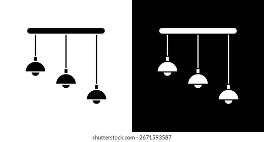 Kronleuchter-Symbol. Grafikdesign, Vektorsymbol-Paket
