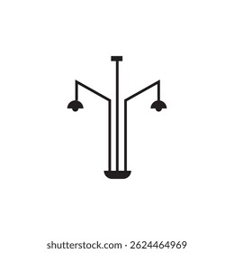 chandelier icon illustration element design