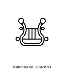 Chandelier icon logo sign vector outline