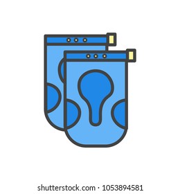 chandelier  icon vector