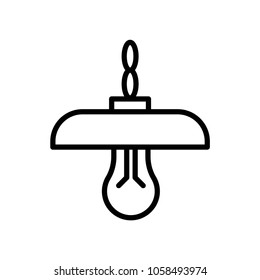 chandelier  icon vector
