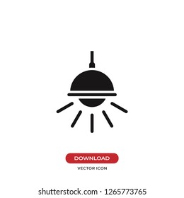 Chandelier icon vector