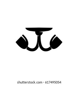 Chandelier icon. Vector logo illustration isolated sign symbol