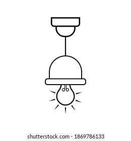 Vector de icono de candelabro en fondo blanco