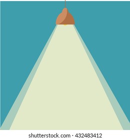 Chandelier  light icon. 