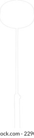 Chandelier silhouette drawing. Pendant light vector drawing