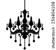 chandelier silhouette