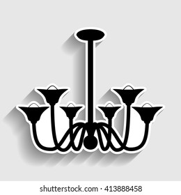 Chandelier simple icon