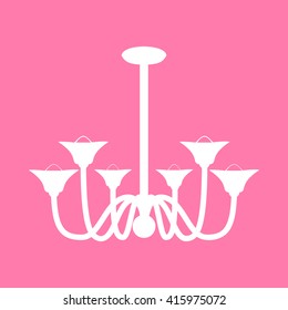 Chandelier simple icon