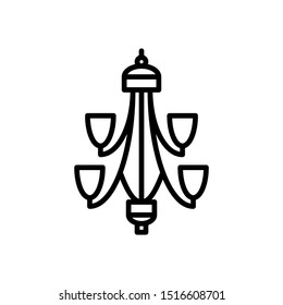 Chandelier Vector Icon Eps 10