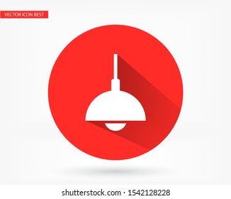 Chandelier Vector icon . Lorem Ipsum Illustration design