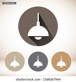 Chandelier Vector icon . Lorem Ipsum Illustration design