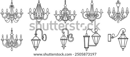 Chandelier and wall mount designs