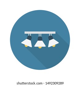 chandeliers glyph flat vector icon