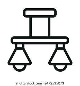 Chandeliers icon vector design templates simple and modern