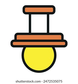 Candelabros icono Plantillas de diseño de Vector simple y moderno