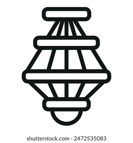 Chandeliers icon vector design templates simple and modern