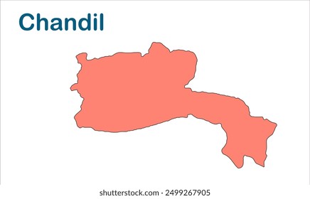 Chandill subdivision map, Saraikela District, Jharkhand state, Republic of India, Government of Jharkhand, Indian territory, Eastern India, politics, village, tourism