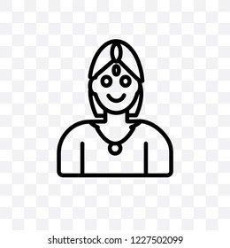 Chandra vector linear icon isolated on transparent background, Chandra transparency concept can be used for web and mobile
