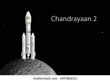 chandrayaan 2 landed on moon background