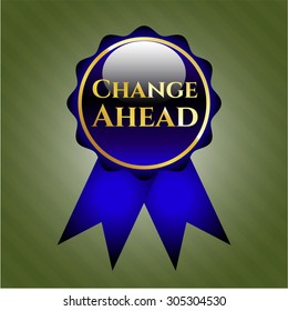Change Ahead blue ribbon