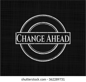 Change Ahead chalkboard emblem