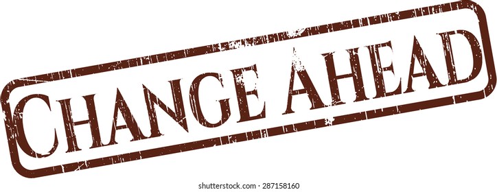 Change Ahead rubber seal