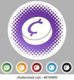 Change button isolated on a background.