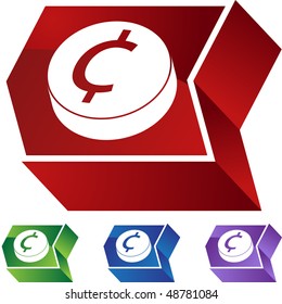 Change button isolated on a background.