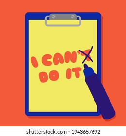 Change I Can't Do It Become I Can Do It!