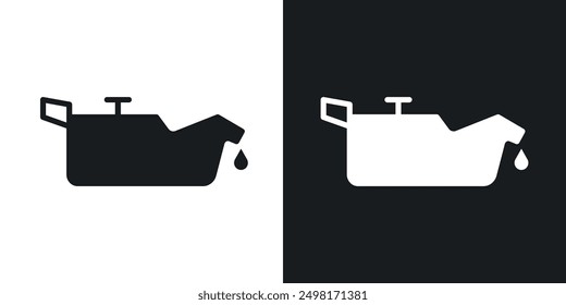 Cambiar el icono de aceite de coche en estilo sólido